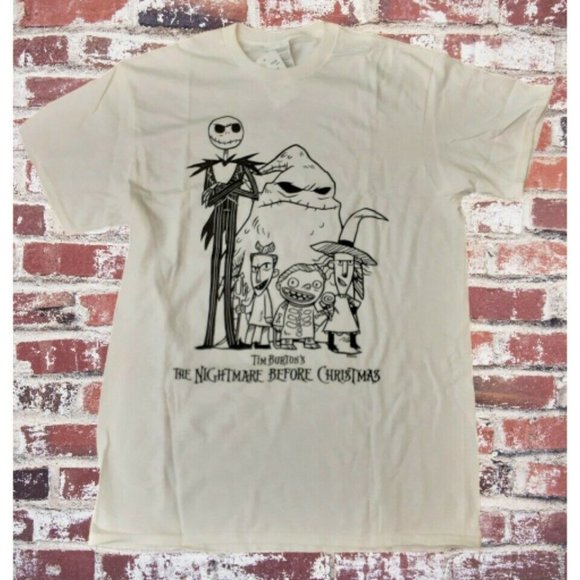Delta Apparel Other - Nightmare Before Christmas Mens T Shirt Medium